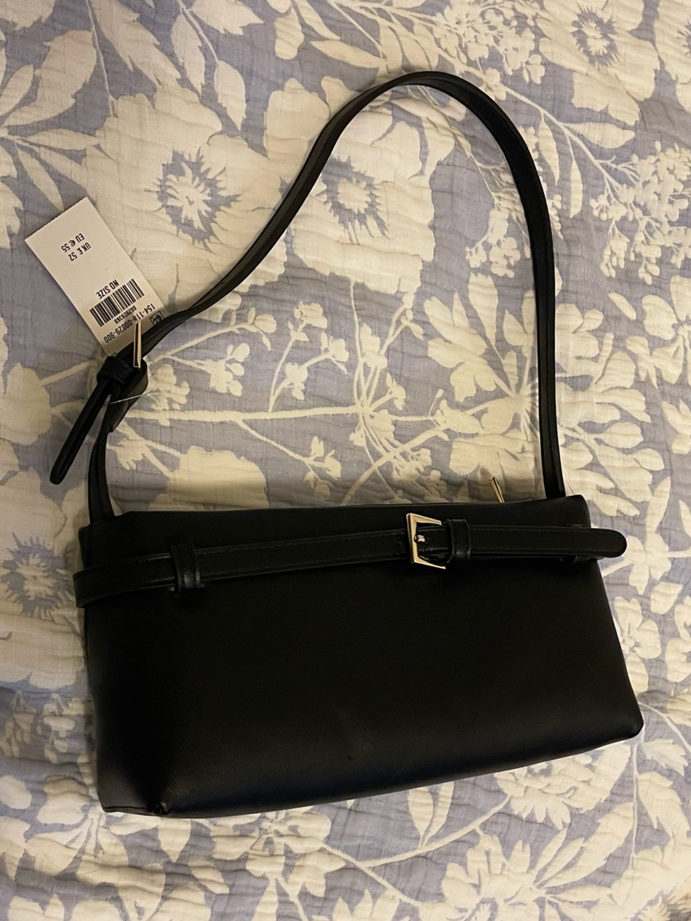 Abercrombie & Fitch Black Leather Crossbody Bag